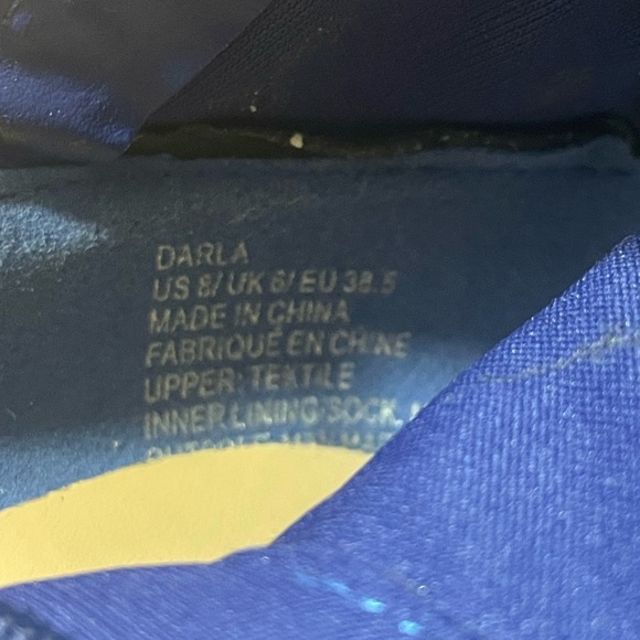 ShoeDazzle Women’s “Darla” Blue Over-the-Knee Heeled Boots Size 8 - Picture 15 of 15